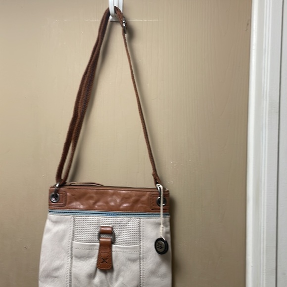 The Sak over the shoulder bag tan and brown colors excellent condition - Picture 2 of 4